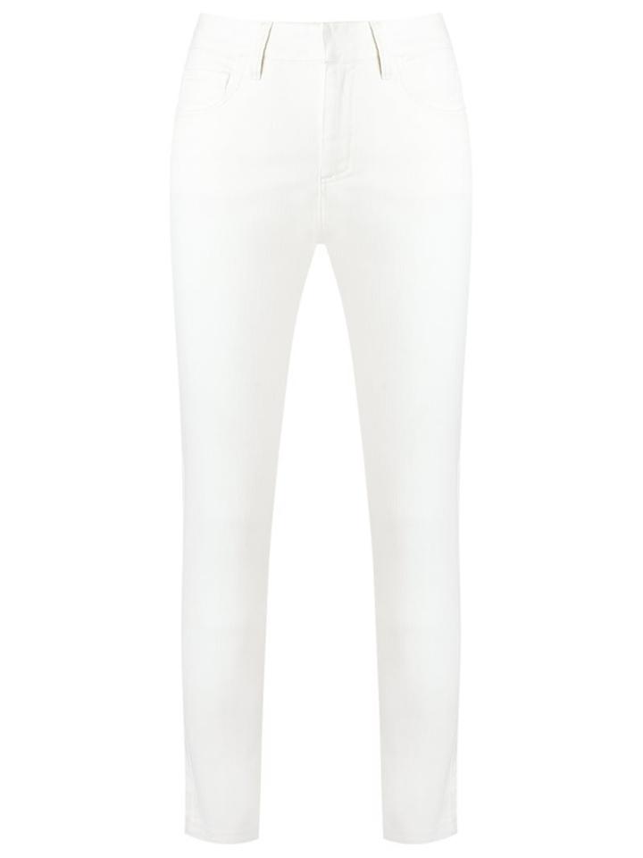 Egrey Mid Rise Skinny Jeans, Women's, Size: 36, White, Cotton