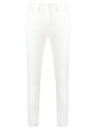Egrey Mid Rise Skinny Jeans, Women's, Size: 36, White, Cotton