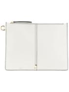 Joseph Xl Zip Pouch Bag - White