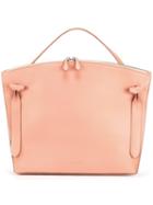 Jil Sander 'hill' Tote, Women's, Pink/purple, Calf Leather