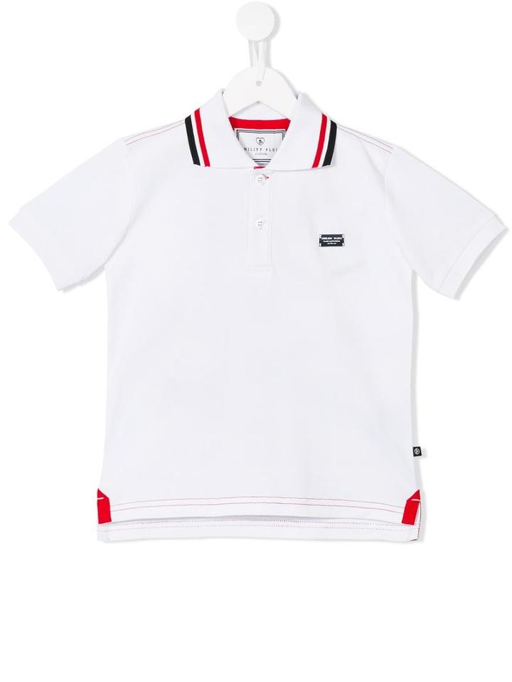Philipp Plein Kids 'pp Classic' Polo Shirt, Boy's, Size: 12 Yrs, White