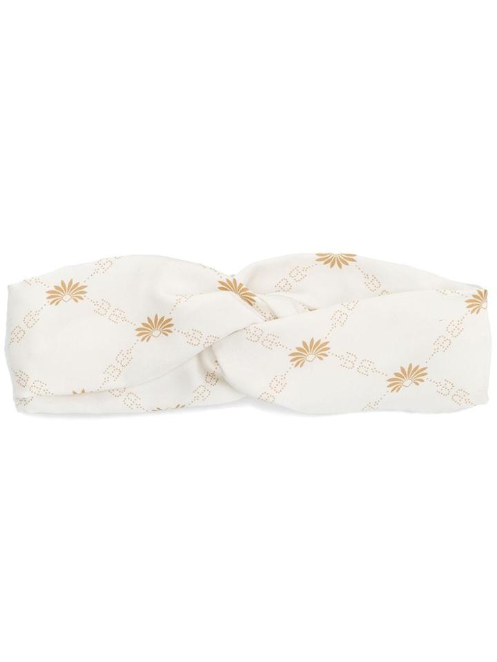 Bally Floral Pattern Headband - White