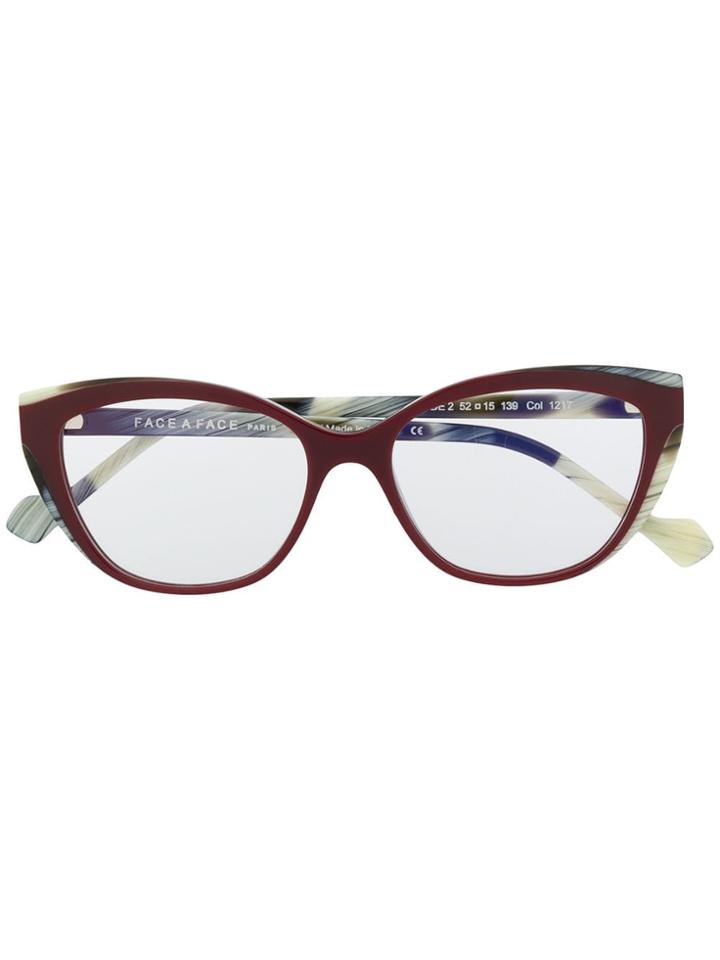 Face À Face Jadde Glasses - Red