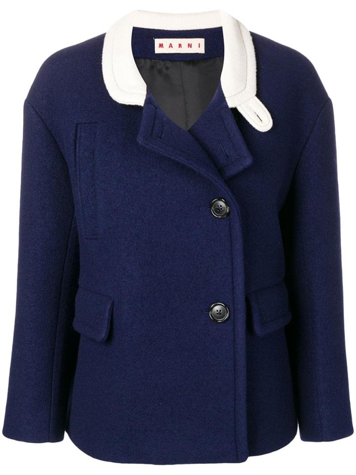 Marni Button Up Jacket - Blue