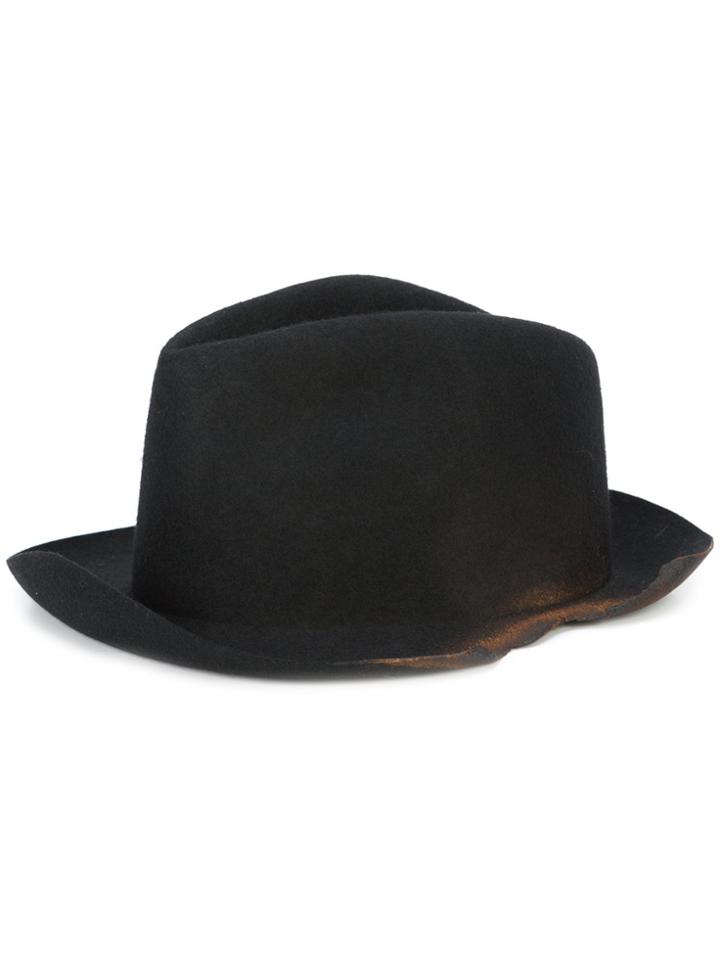 Reinhard Plank Laila Torn Hat - Black