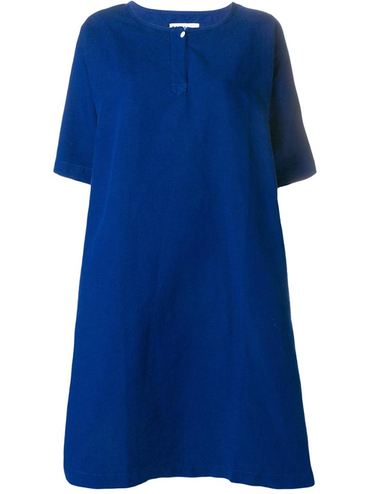 Margaret Howell T-shirt Style Dress - Blue