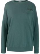 Brunello Cucinelli Bead-embellished Jumper - Blue
