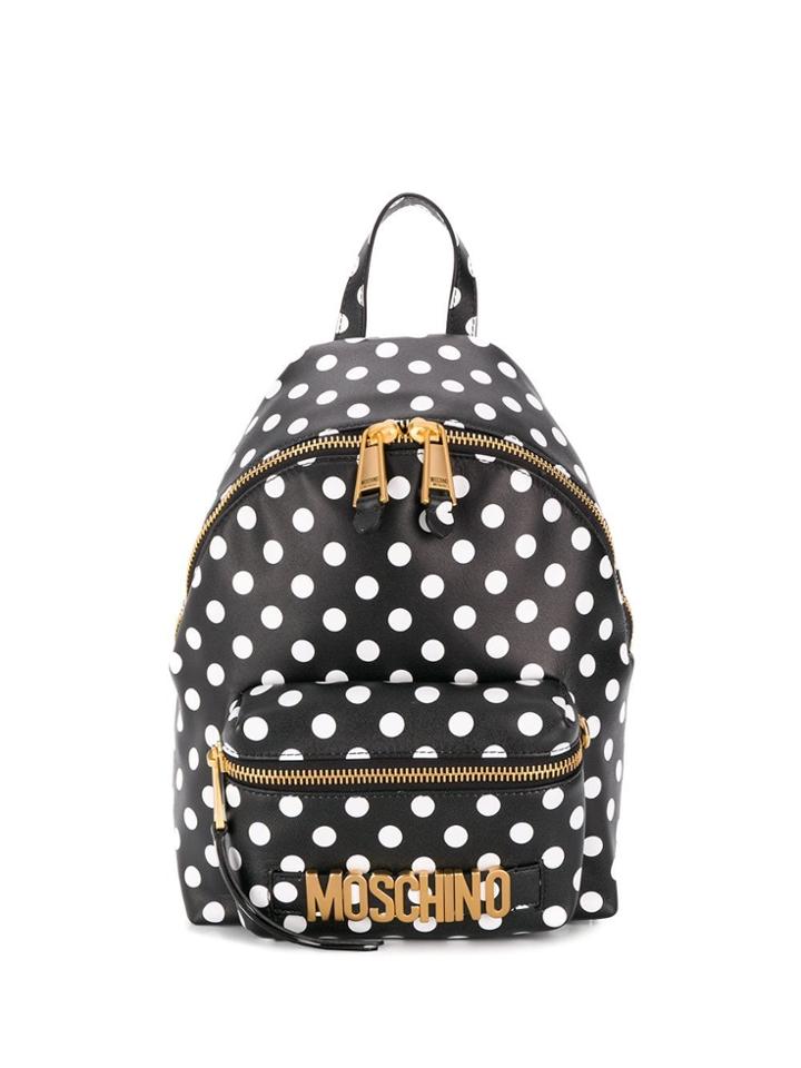 Moschino Polka-dot Backpack - Black