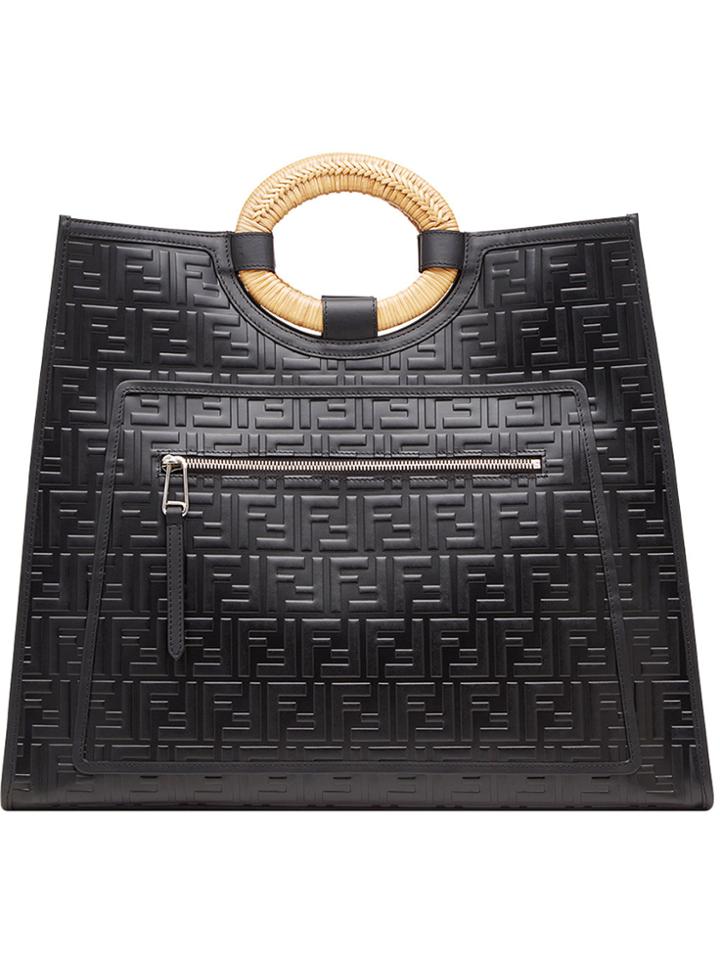 Fendi Runaway Shopper Tote - Black