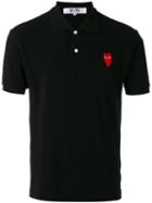 Comme Des Garçons Play Heart Patch T-shirt, Men's, Size: Xl, Black, Cotton