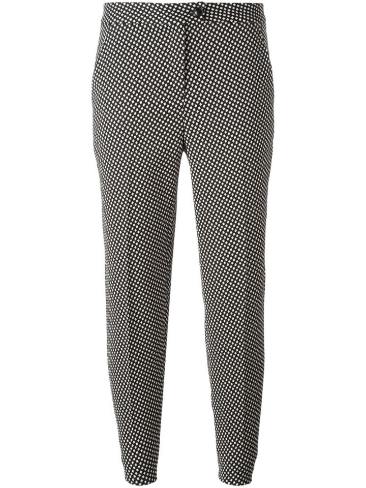 Boutique Moschino Patterned Tapered Trousers