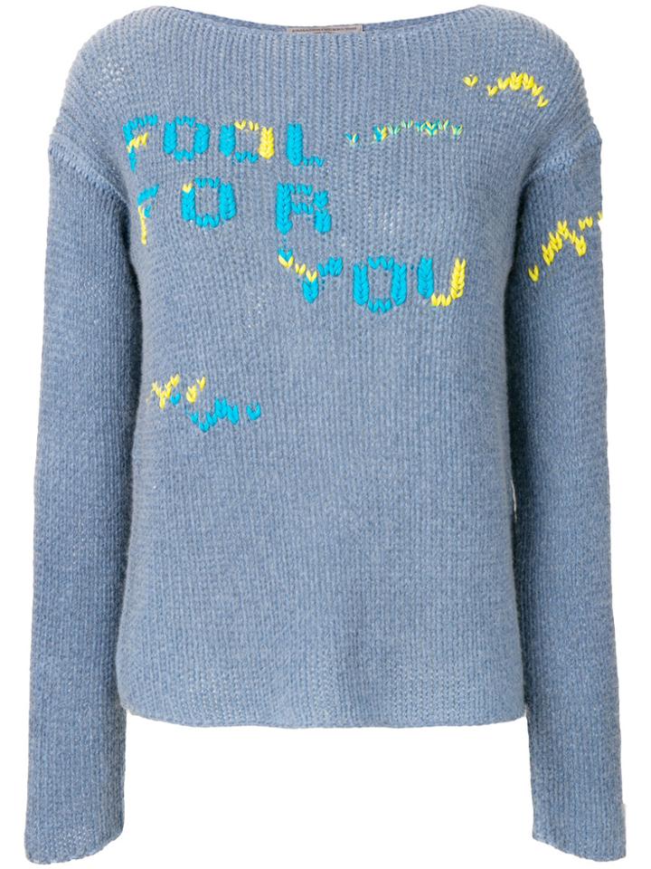 Ermanno Scervino Fool For You Jumper - Blue