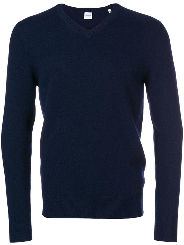 Aspesi Cashmere Jumper - Blue
