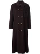 Chanel Vintage Double Breasted Overcoat - Brown