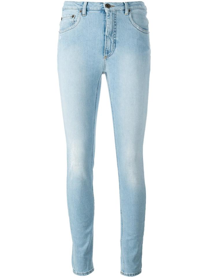 Off-white High-waisted Jeans - Blue