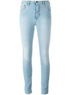 Off-white High-waisted Jeans - Blue