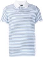 A.p.c. Striped Polo Shirt - White