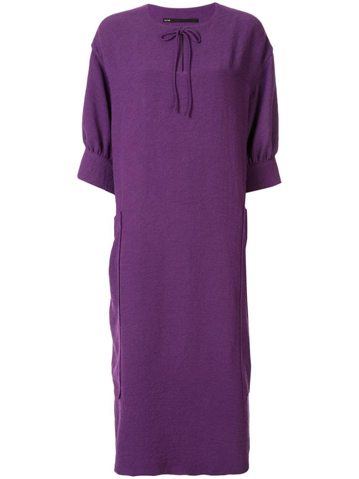 Muller Of Yoshiokubo Loose Fit Smock Dress - Purple