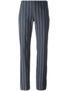 Romeo Gigli Pre-owned Striped Trousers - Grey