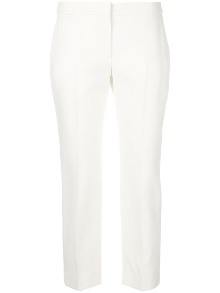 Alexander Mcqueen Tailored Cropped Trousers - White