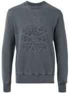 Vivienne Westwood Man Logo Embroidered Sweatshirt - Grey
