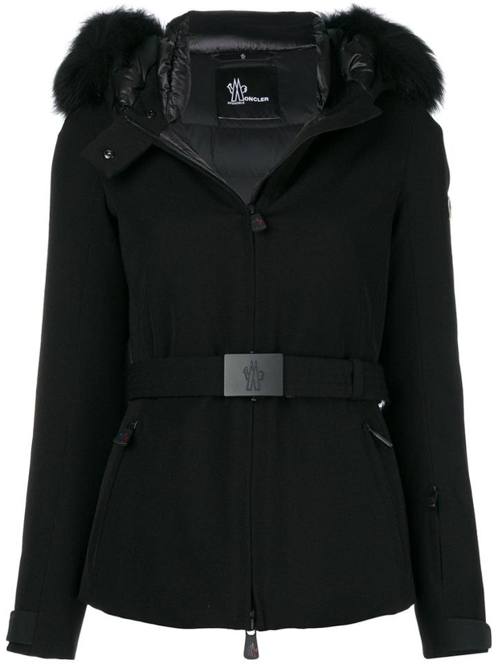 Moncler Grenoble Belted Padded Jacket - Black
