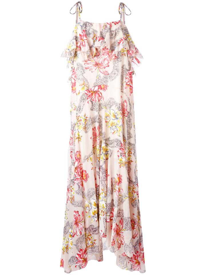 Philosophy Di Lorenzo Serafini Floral Print Maxi Dress - Nude &