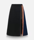 Christopher Kane Loop Trim A-line Skirt