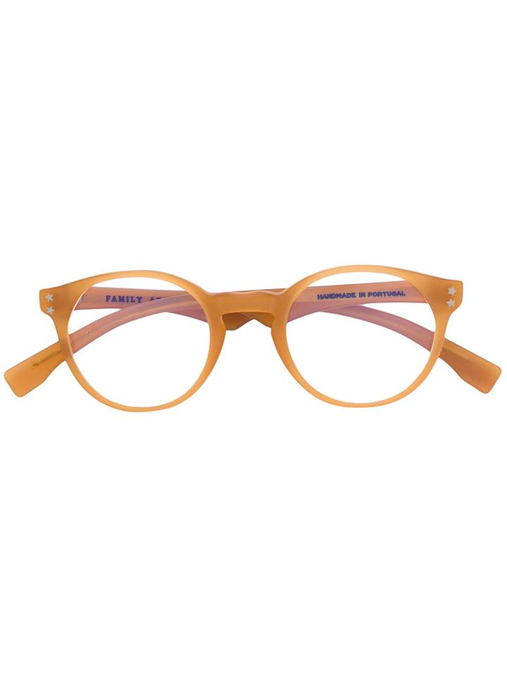 Family Affair Round Frame Glasses, Nude/neutrals, Acetate