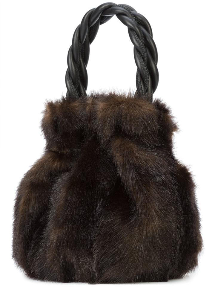 Staud Moreau Braided Handle Bag - Brown