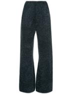 Sonia Rykiel Glitter Detail Trousers - Blue