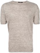 Tagliatore Plain T-shirt - Brown