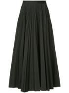 Maison Margiela Pleated Flared Skirt - Black