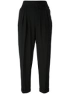 Isabel Marant Lissa Trousers, Women's, Size: 36, Black, Virgin Wool/viscose/cotton
