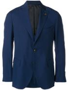 Gabriele Pasini Skull Detail Suit Jacket - Blue