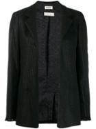 Zadig & Voltaire Lurex Pinstripe Blazer - Black