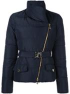 Versace Collection Asymmetric Zip Puffer Jacket