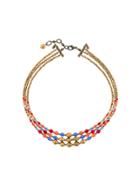 Armani Collezioni Multi String Beaded Necklace - Multicolour