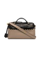Fendi Taupe By The Way Ribbon Leather Shoulder Bag - Brown
