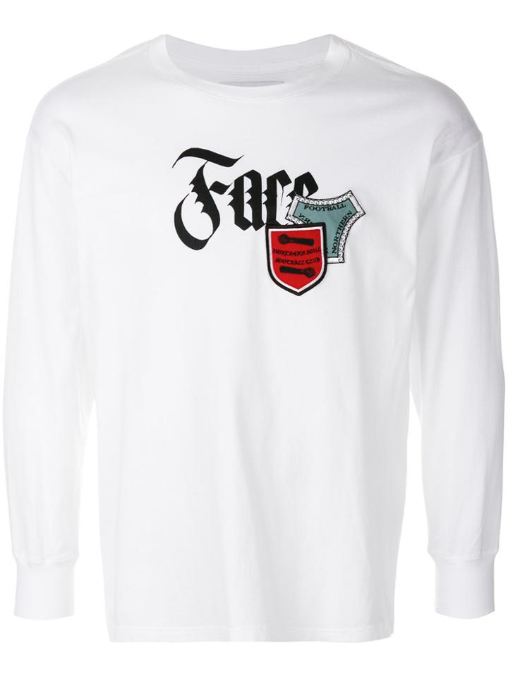 Facetasm Logo Print Patch T-shirt - White
