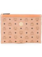 Mcm Logo Printed Clutch