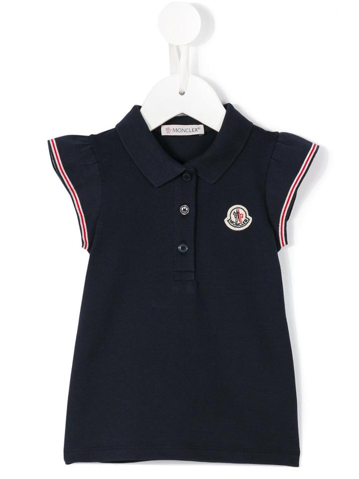 Moncler Kids - Polo Dress - Kids - Cotton/spandex/elastane - 6-9 Mth, Blue