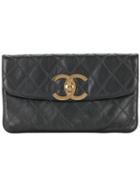 Chanel Pre-owned Cosmos Line Clutch Bag - Black