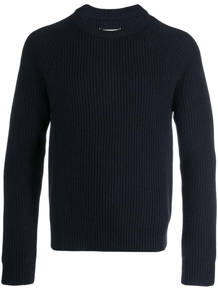 Maison Margiela Padded Ribbed Sweater - Black
