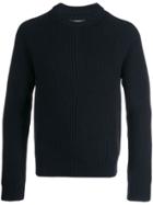 Maison Margiela Padded Ribbed Sweater - Black