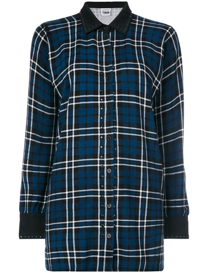 Twin-set Classic Plaid Shirt - Blue