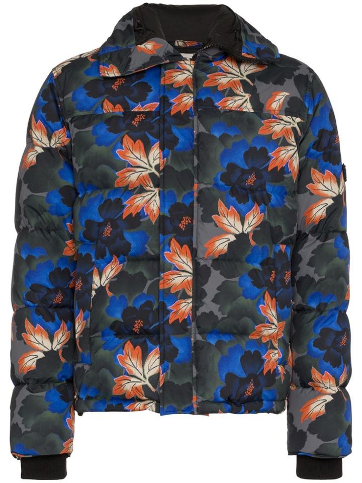 Kenzo Kenz Floral Puffa Jkt - Green