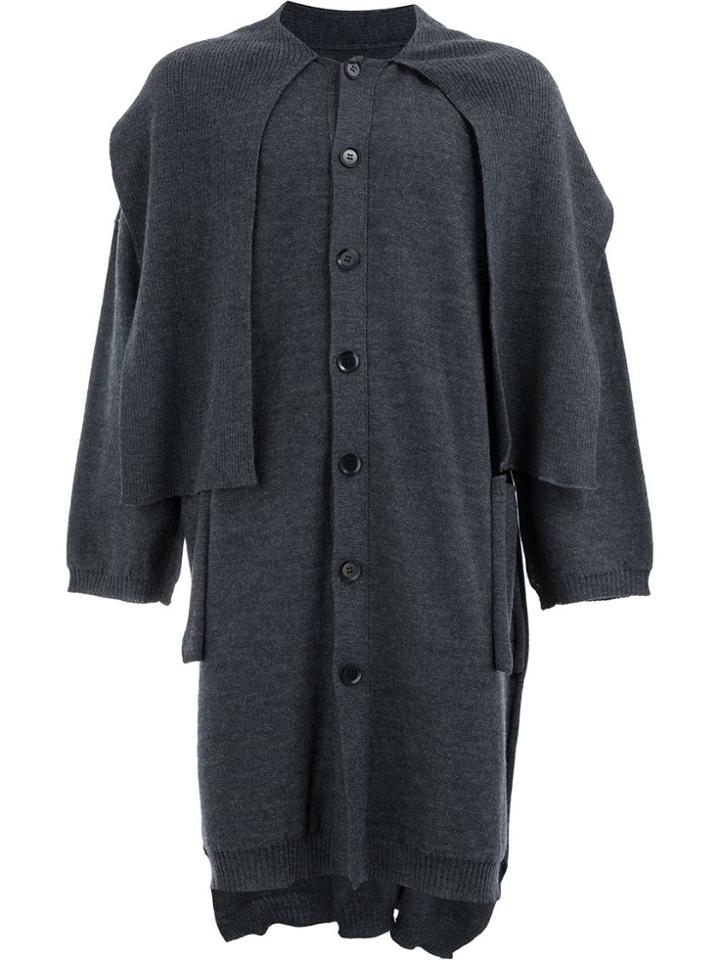 Yohji Yamamoto Yohji Yamamoto Hvk72889 Dark Grey Wool