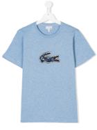 Lacoste Kids Logo Print T-shirt - Blue