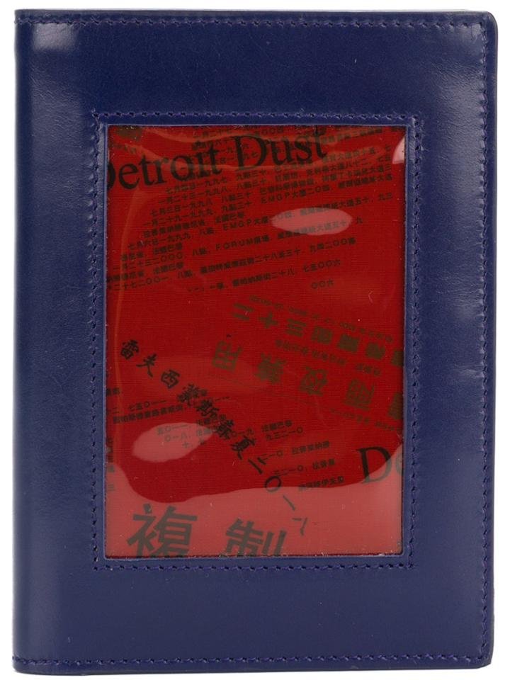 Raf Simons Detroit Dust Card Holder - Blue